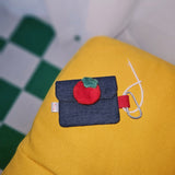 [MADE] デニムチェリートマトポーチ