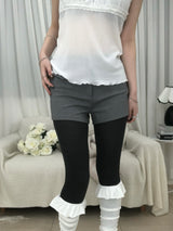 Sheer Lace Ribbon Top