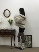 Maxi Vintage Fur Jacket 