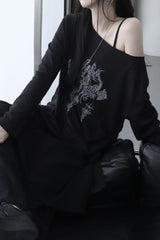 tattoo printing long sleeve T