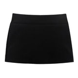 Four seasons low rise banding mini skirt (2 colors)