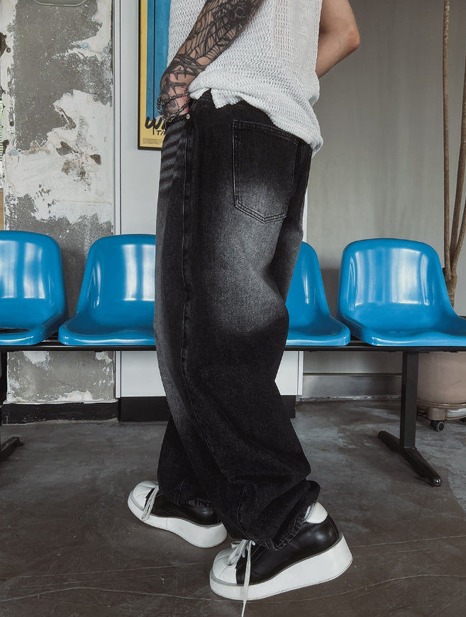 Zed Cat Balloon Denim Pants