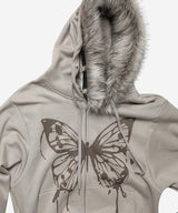 バタフライスプレータージップアップ#ベージュ(FLEECE LINED)