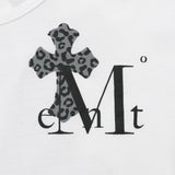 SAHARA LEOPARD CROSS BACK LOGO U-NECK T (2Color)