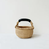 NATURAL BOLGA BASKET - 2 Colors (SMALL)