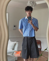 Hilla Pintuck Bermuda Slacks