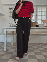 Summer Ice Half Banding Slacks