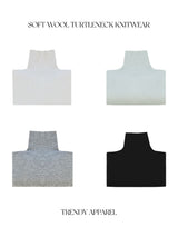 [MADE] soft wool turtleneck knitwear