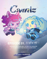 [ROF X CANNIZ] BLUE STONE HAIR CLIP