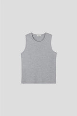 Waffle Crop Sleeveless Tee