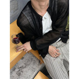 [Unisex] クロシェクロップカーディガン(3color)