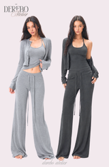 Roena pad sleeveless flare training set-up (pants long)
