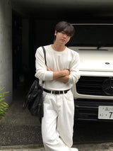 Ein Tension Washable Round-Neck Knit