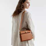 LAZEL MINI ショルダーレザーバッグ / Tan Brown
