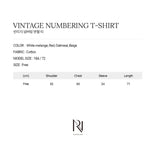 ビンテージナンバリングTシャツ