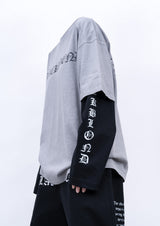 BBD Crushed Faith Pigment T-Shirt (Gray)