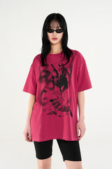 バン グラフィック オーバーフィット Tシャツ / Bang Graphic Oversized Fit T-Shirt