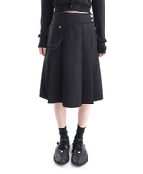 BUTTON POCKET SKIRT