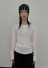 ホットフィックスロゴスリムT (White)