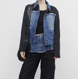 [NONCODE] Zenbian color denim jacket.