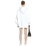 Orizin Overfit Hooded Tshirt White