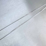 Minimalist Starburst Silver Snake Chain
