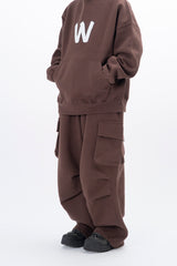 Medi W Boucle Embroidery Heavy Set-Up Sweatpants
