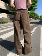 ポイントバッククリップワイドパンツ (3C)