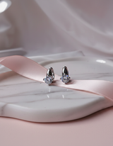 [Hearts2Hearts Ian Piercing] ダイアモンドリングハギーズピアス - Silver Color