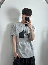 ドローイングキャットハーフTシャツ