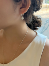Silver bell earring (silver)