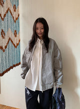 [unisex] ペンパブキルテッドオーバーファイトジャンパー