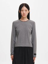 LACE ROUND NECK T-SHIRT