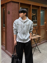 Heaton hevy rivet hood zipup