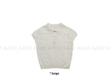 (WOOL) RACCOON COLLAR KNIT