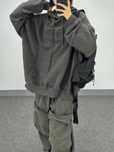 elbow patch hoodie
