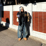 Oversized Fleece-Lined Check Shirt Jacket