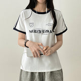 リッパートラックラインカラー半袖Tシャツ