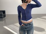 MUTE V RIB CARDIGAN