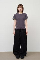 Loast Black Wide Denim