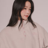 フリースプルオーバーTシャツ (Light beige)
