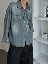 OW Washed Pocket Denim Shirt (2C)