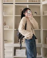 Cable Wool Knit Cardigan