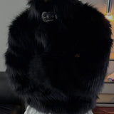 [Premium] ASCLO Western Buckle Fur Jacket