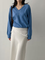 Gomez Satin Mermaid Long Skirt