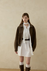 MEADOW PINTUCK RIBBON DRESS