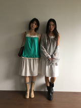 メリ レース ノースリーブ (3color)