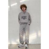 HUKE Logo Black Half zip-up MTM