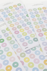 Seal sticker - Pure tone arrow (11mm)