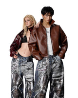 DTG PRINTED DENIM PANTS